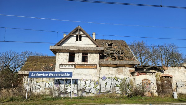 Stacja Sadowice Wrocławskie – obecny stan